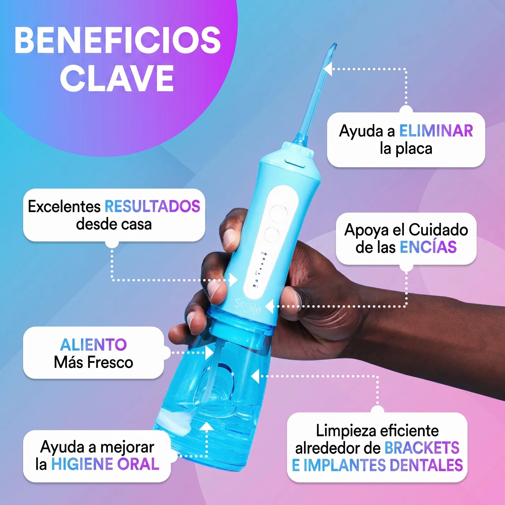 Irrigador Bucal Pro (5 en 1)