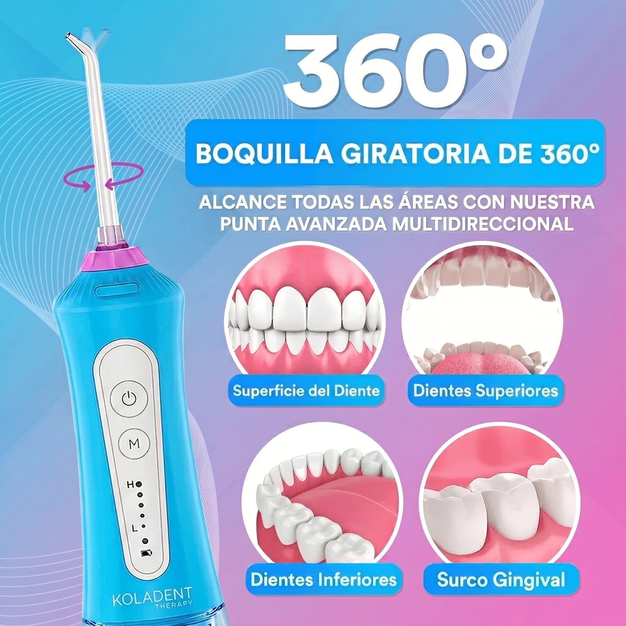 Irrigador Bucal Pro (5 en 1)